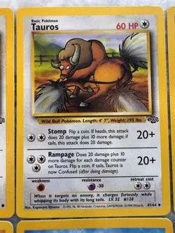 Pokemon Jungle Lot Of 11 Unique Cards Vintage - Pikachu Jigglypuff Eevee Nr Mint - Image 4