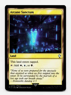 Arcane Sanctum [Commander: Final Fantasy] MTG (FIC) - Tri-Color Land ⚪💧💀 - Image 1