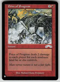 Price of Progress (EXO) Uncommon The List Reprints 95/143 MTG Near Mint 2020 - Image 1