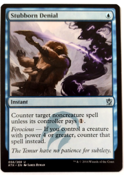 Stubborn Denial - Khans of Tarkir (KTK) - EN- U 056/269 - Image 1