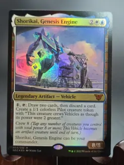 Shorikai, Genesis Engine Commander: Kamigawa: Neon Dynasty MTG Foil LP - Image 1