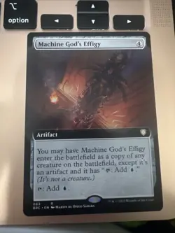 Machine God's Effigy (Extended Art) Commander: the Brothers' War Regular Mtg - Image 1