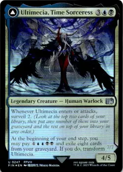 ULTIMECIA, TIME SORCERESS 247 UC FINAL FANTASY MAGIC: THE GATHERING FOIL NM/M - Image 1