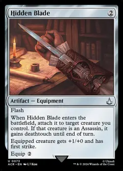 Hidden Blade 73 Regular ACR Assassin's Creed MTG - Image 1