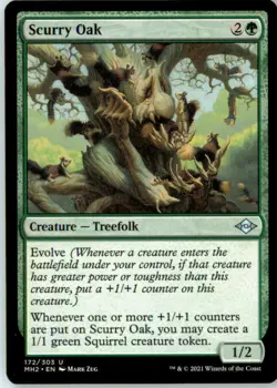 Scurry Oak 172 Uncommon Modern Horizons 2 Near Mint - Image 2