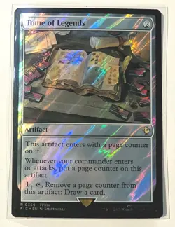 Tome of Legends (Surge Foil) Commander: Final Fantasy - MTG RARE - Image 1