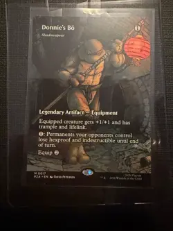 Donnie's Bo - Shadowspear (Borderless) Teenage Mutant Ninja Turtles MTG - Image 1