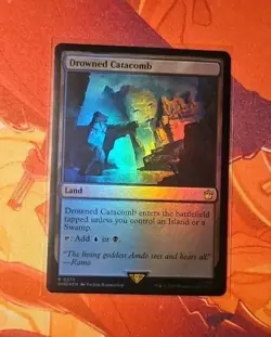Drowned Catacomb, Doctor Who, MTG, Magic the Gathering, FOIL, (0274) NM - Image 1