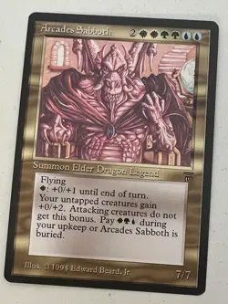 Magic the Gathering MTG Legends Arcades Sabboth NM (Beta Bob) - Image 1