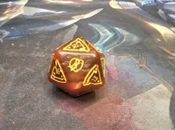 MTG - TMNT - Overszed D20 Pizza spindown life counter - Image 1