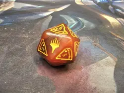 MTG - TMNT - Overszed D20 Pizza spindown life counter - Image 2