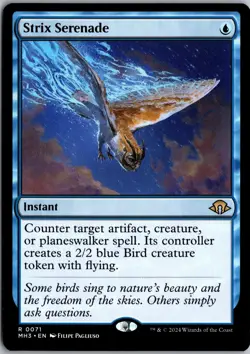 Strix Serenade 71 Rare Modern Horizons 3 Magic: The Gathering Near Mint - Image 1