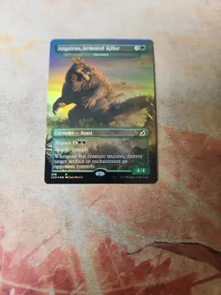 Gemrazer-Anguirus, Armored Killer FOIL Ikoria Lair Of Behemoths MTG LP - Image 1