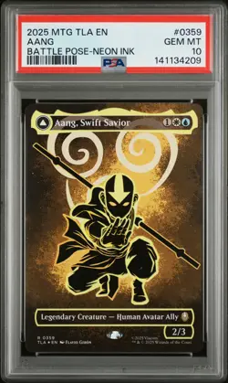 2025 #0359 AANG AND LA, OCEAN'S FURY/AANG, SWIFT SAVIOR PSA 10 - Image 1