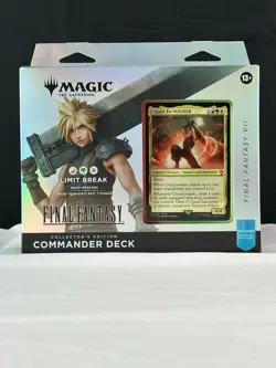 Magic The Gathering Limit Break Final Fantasy VII Commander Deck Ages 13+ - Image 1