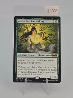 Azusa, Lost but Seeking M21 #173 Eng Regular Rare Legendary Creature Mtg NM - Image 2