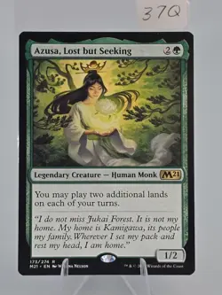 Azusa, Lost but Seeking M21 #173 Eng Regular Rare Legendary Creature Mtg NM - Image 4