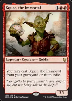 x1 Squee, the Immortal R MTG Dominaria M/NM, English - Image 1