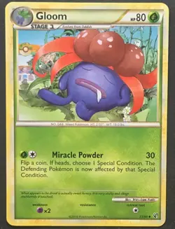 Gloom 27/90 Undaunted Uncommon Pokemon 2011 - Image 1