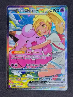 Lillie’s Clefairy ex 280/217 SIR Ascended Heroes Pokemon NM Pack Fresh - Image 1