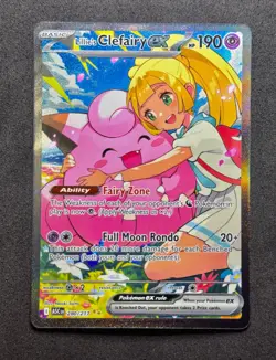 Lillie’s Clefairy ex 280/217 SIR Ascended Heroes Pokemon NM Pack Fresh - Image 2