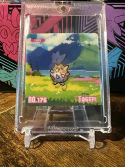 Pokemon Chinese EIF Gameboy Lenticular Togepi & Togetic - Image 1