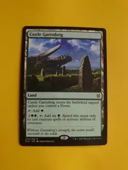 CaSTLE gARENBRIG. Rare ELd MTG Card.land - Image 2