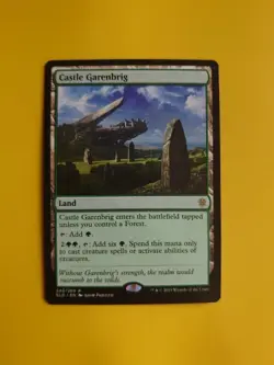 CaSTLE gARENBRIG. Rare ELd MTG Card.land - Image 3