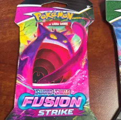 Pokemon TCG Evolving Skies + Fusion Strike Sleeved Booster Packs Lot 2 - Image 2