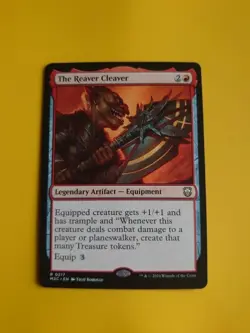 The Reaver Cleaver. MSC rare artifact equipment MTG Card. - Image 1