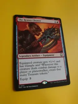The Reaver Cleaver. MSC rare artifact equipment MTG Card. - Image 3