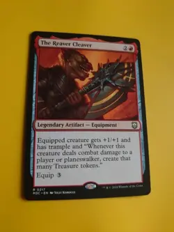 The Reaver Cleaver. MSC rare artifact equipment MTG Card. - Image 4