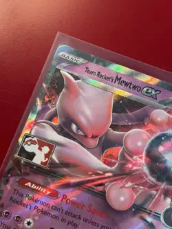 Pokemon TCG Team Rockets Mewtwo ex 081/182+Mega Kangaskhan ex 104/132-Prize Pack - Image 3