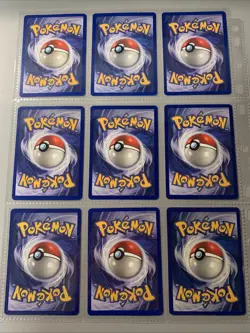 Pokemon TCG Base Set Trainer Lot - 6 Binder Pages - WOTC VTG 1999 - Image 4
