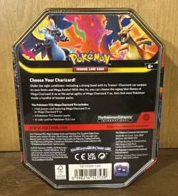 Pokemon TCG Mega Charizard X EX Tin (Sealed) New - Image 3