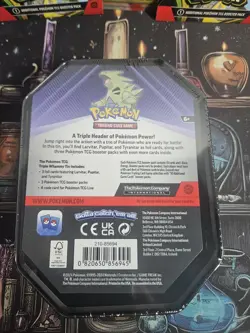 Pokemon TCG: Tyranitar Triple Whammy Collectors Tin - Factory Sealed - Image 2