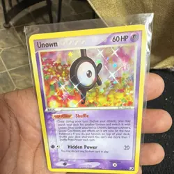 The Pokemon Company Unown (K) K/28 Unseen Forces Holo Rare 60 HP EN 2005 - Image 1