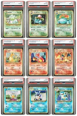 PSA 10 Pokemon Charizard Blastoise Venusaur Classic SEQUENTIAL 9 SET Japanese - Image 1
