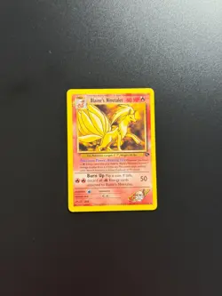 Blaine's Ninetales 21/132 Rare Gym Challenge Pokemon Unlimited 21/132 - Image 1