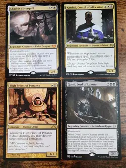 4x MTG EDH Orzhov ⭐Shadrix Silverquill ⭐Kambal Consul of Allocation ⭐Gonti Lord - Image 1