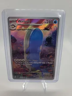 Pokemon TCG SV-Journey Together Wailord #162/159 Illustration Rare - Image 3