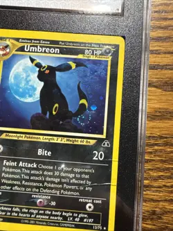 2001 Pokemon Neo Discovery Umbreon Holo 13 Sgc 1 Swirl - Image 2