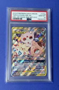 2019 Pokemon Sun & Moon TGPI/CLFA/IGLYBF GX CEC 20 YAAA #143a PSA 10 - Image 1