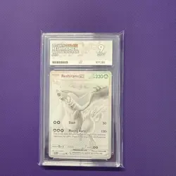 Pokemon TCG Reshiram EX White Flare 173 ACE 9 Mint - Image 1