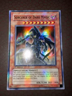 Yu-Gi-Oh! Sorcerer Of Dark Magic -DPYG-EN010- Super Rare - 1st Edition DAMAGED! - Image 1