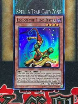 Yugioh Legion The Fiend Jester DPBC-EN003 Super Rare 1st Ed NM - Image 1