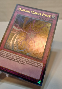 Quaking Mirror Force BOSH-EN076 Ultra Rare 1st Edition Yugioh 2085 - Image 3