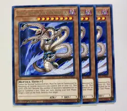 Yugioh! Evil Dragon Ananta (x3) ANGU-EN042 - Rare 1st Edition NM - Image 1