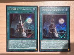 2X Yugioh Empire of Endymion BLGG-EN043 Secret Rare 1st Edition Near Mint - Image 1