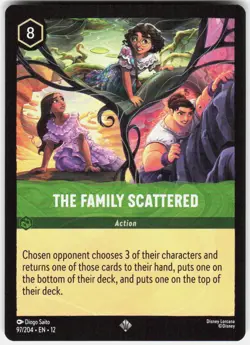 The Family Scattered 97/204 Wilds Unknown Disney Lorcana - Image 1